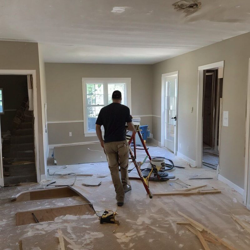Home water damage restoration